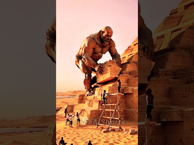 #shorts Giants Build Massive Pyramid | Incredible Short Video #youtubeshorts #shortvideo #ai