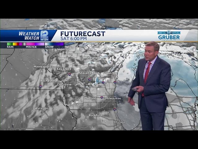 Saturday afternoon snow expected in Southeast Wisconsin