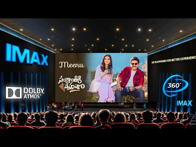 Meenu-|Theatre Experience Dolby  Surround  sound | Sankranthiki Vasthunam | Venkatesh |Meenakshi