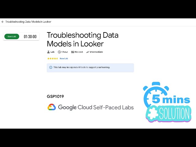 Troubleshooting Data Models in Looker | #qwiklabs | #GSP1019