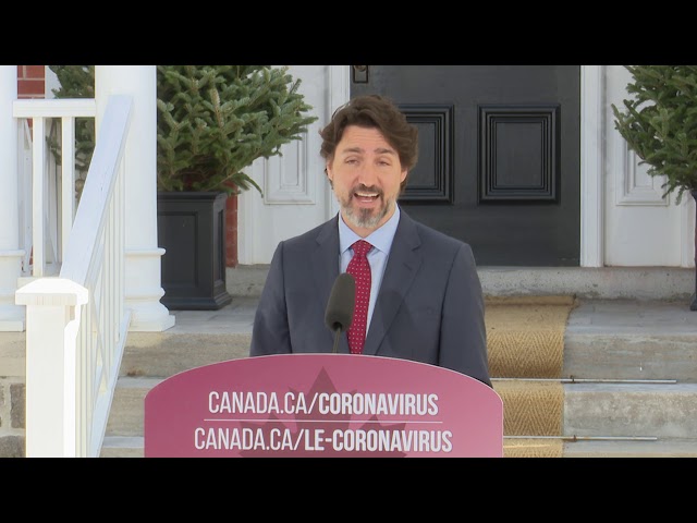 Remarks on new measures to support Canadians during COVID-19