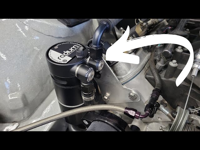 How to Properly install a Oil Catch Can On a race car (Radium Engineering VTA)