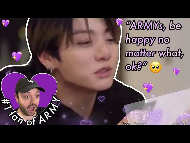 BTS being ARMY's biggest fans reaction | stan a group who stans you back! 💜