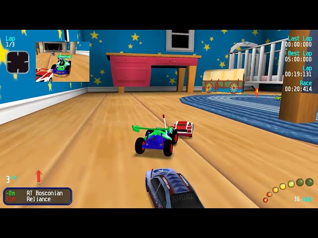 Re-Volt PC Gameplay 16 - RC Toy Story at Andy's House