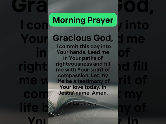 Commit your day to God | #shortsfeed  #prayer  #morningprayer  #faith #goodmorning