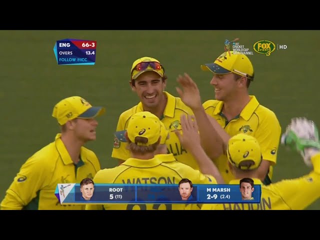 Australia vs England CWC 2015 | Highlights - AUS vs ENG 2015