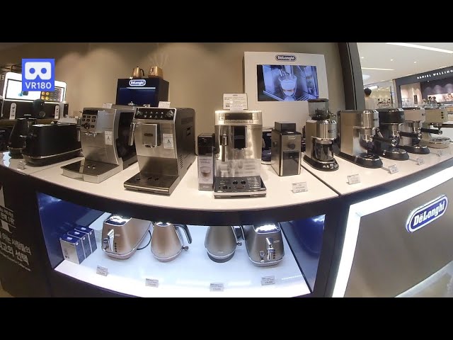 3D 180VR 4K Delonghi No1 Espresso Coffee Machine & Toaster