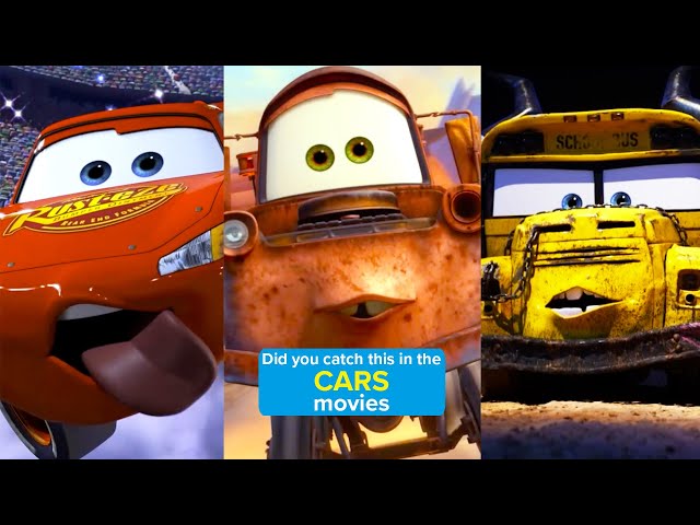 Did you catch this in the CARS movies