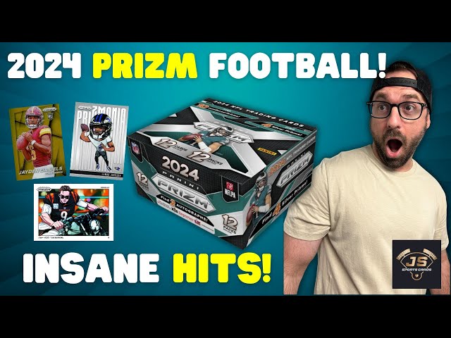 We Hit a GOLD & a SSP in the same box! 2024 Prizm Football Hobby Box Review.