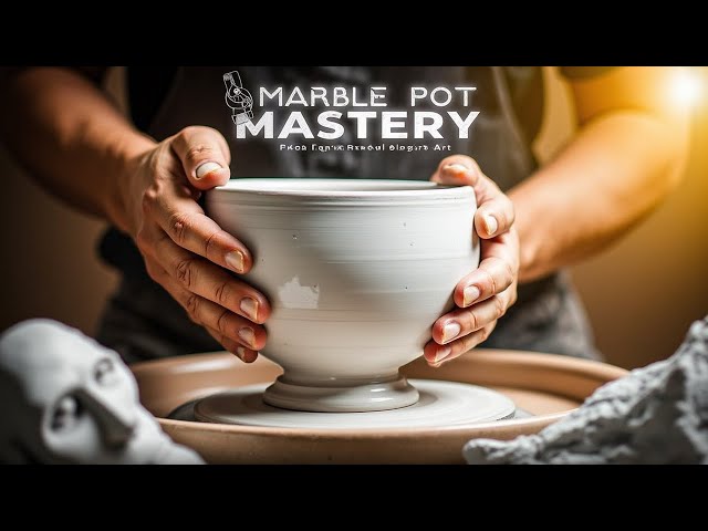 How To Carve A Natural Stone Sink bowl with Simple Angle Grinder | Marble/Granite #DIY #timelapse