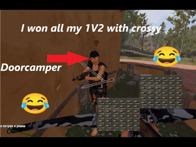 Won ALL my 1V2 fight with a Crossy | RUST SOLO | PART 2