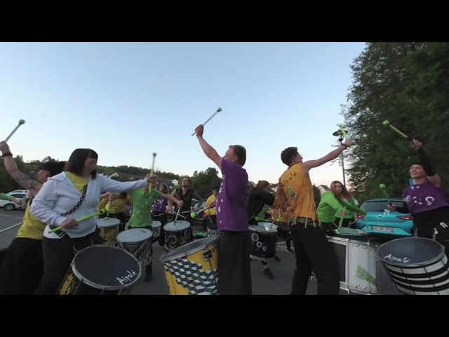 Samba Trommelgruppe  - 180° 3D VR - Vuze XR