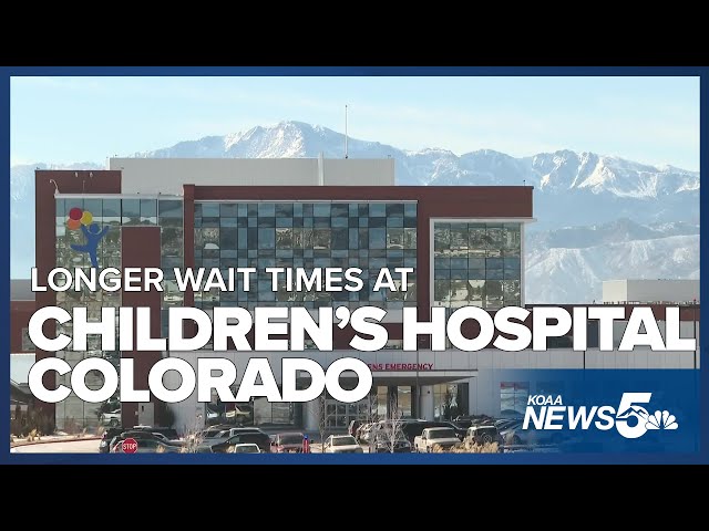 Children's Hospital Colorado is seeing more children than they have in years