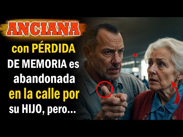 LA ANCIANA con PÉRDIDA DE MEMORIA es abandonada en la calle por su HIJO, pero...