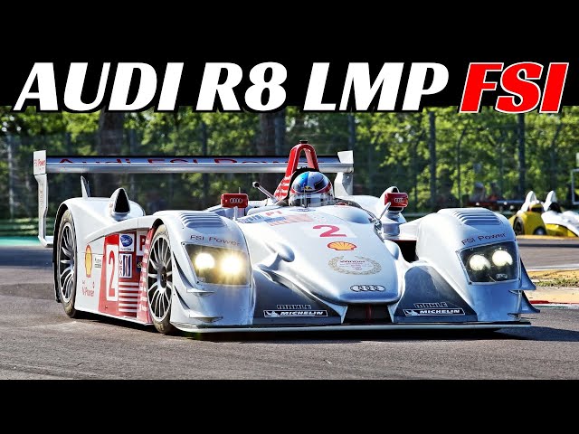 530Hp Audi R8 LMP (2005) - 3.6-Litre Twin-Turbo FSI V8 Engine - Imola & Nürburgring Racetracks