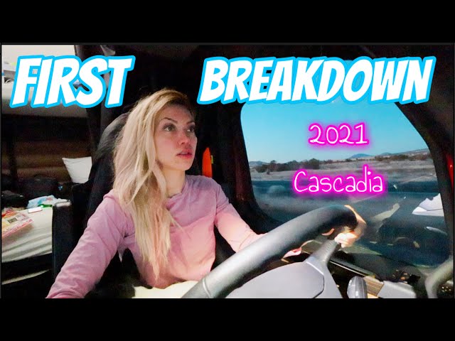 1st breakdown in our new semi truck | 2021 Freightliner Cascadia