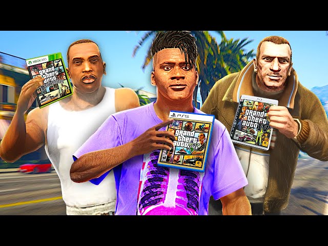 Playing Every GTA Game In 1 Video..