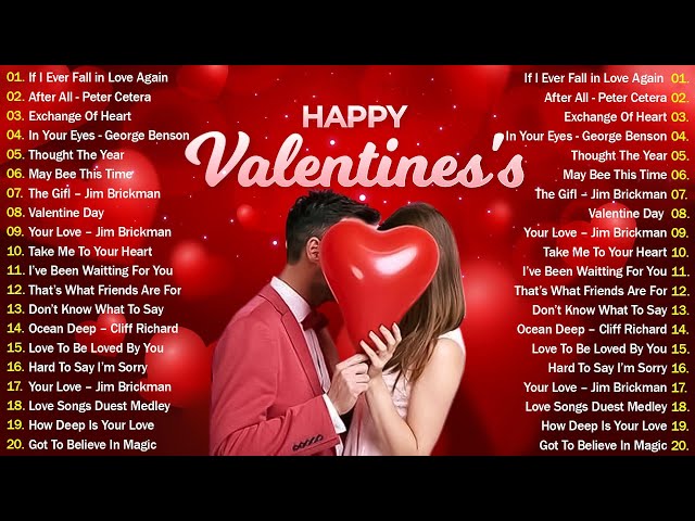 Best Old Love Songs 80's 90's 💕Best Love Songs About Falling In Love - Best Valentine's Day Songs 💕