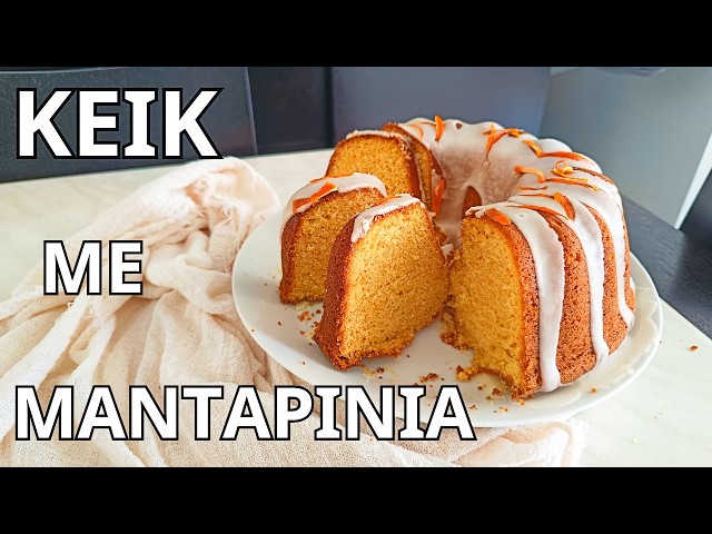 Fluffy & Juicy Tangerine Cake 🍊Easy Step-by-Step Recipe!