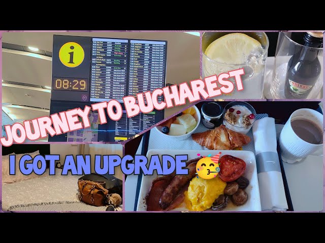 Solo trip to Bucharest – my travel day (I got upgraded to Business Class!!)