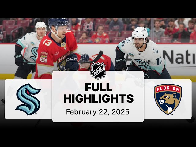 NHL Highlights | Kraken vs. Panthers | February 22, 2025