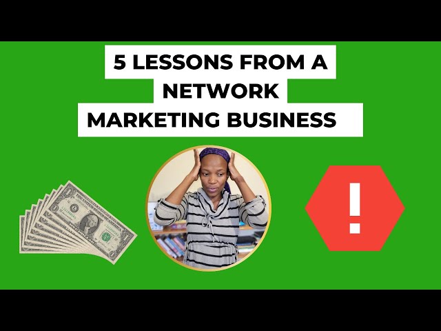 5 Lessons from Network Marketing I How much did I make I Side hustles in South Africa