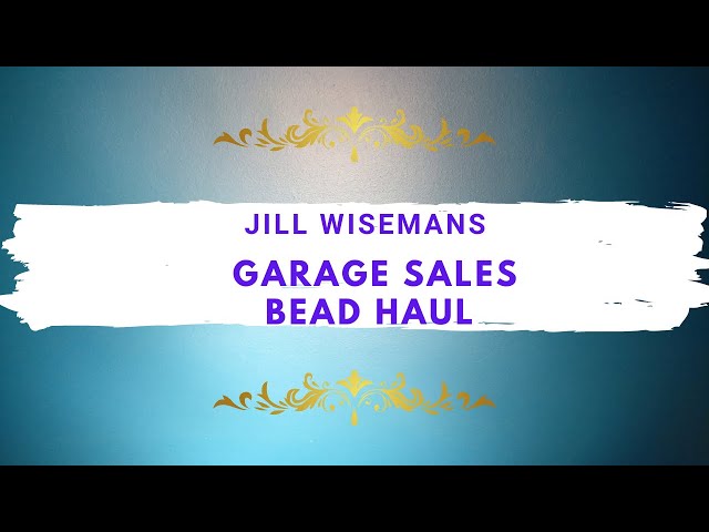 For the first time ever- Jill Wiseman’s Garage Sale bead haul 🥳🥳🥳