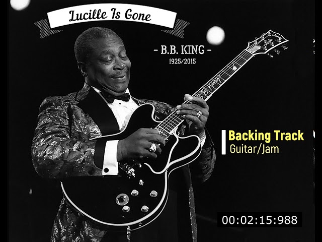 B.B. KING - The Thrill is Gone - Backing Track (Studio Version) HD