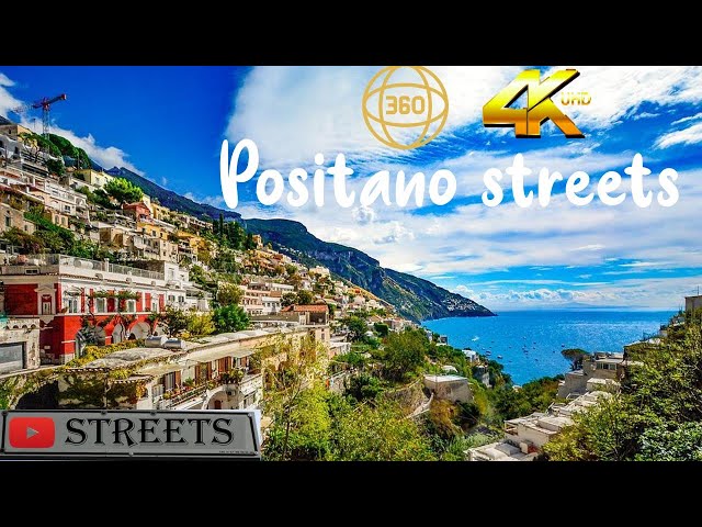 Positano streets - Amalfi italy 2022 360