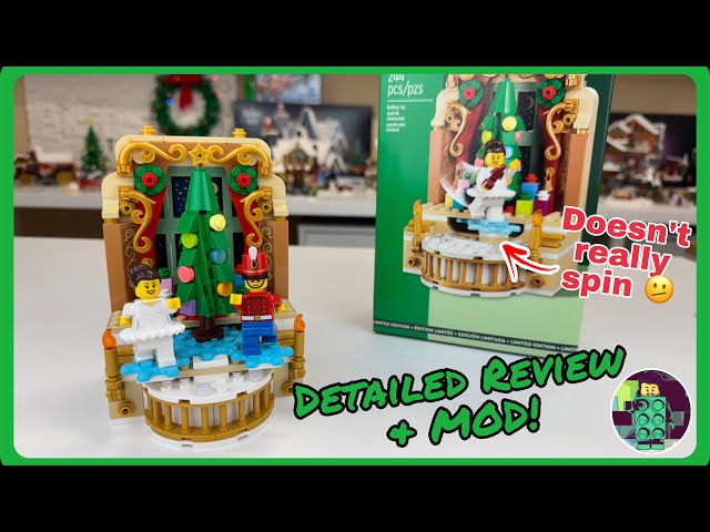 LEGO Ballerina & Nutcracker Scene Promo, 40701 - Review & Mod!