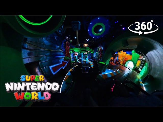 Mario Kart Ride in 360° at Universal Studios Hollywood | Super Nintendo World