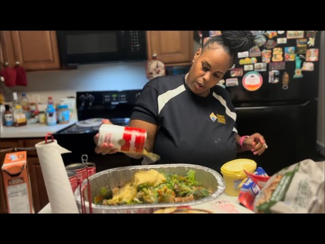 Mom Making Creamy Chicken And Rice !