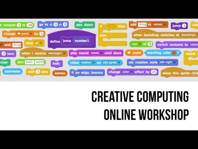 Creative Computing Online Workshop