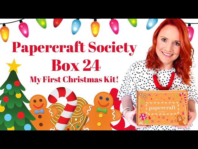 ❤️ Check out my First Christmas Kit! 🎄Papercraft Society Box 24