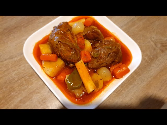 Braised lamb shanks Recipe