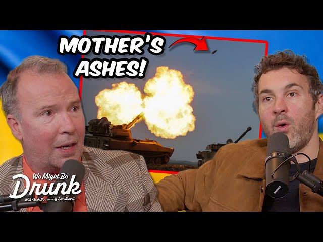 Doug Stanhope Fired his Mother's Ashes at Russians in Ukraine!