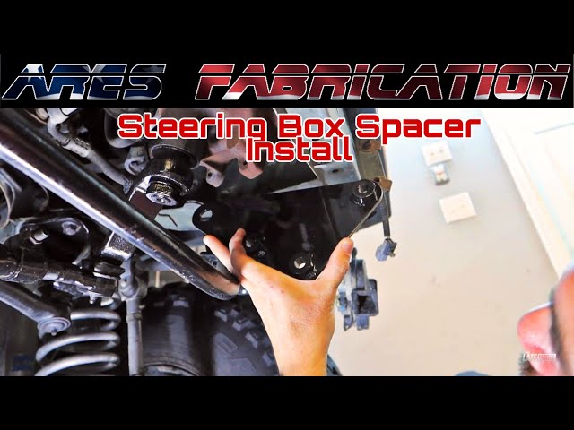 Ares Fabrication Steering Box Spacer Install / Jeep Cherokee XJ