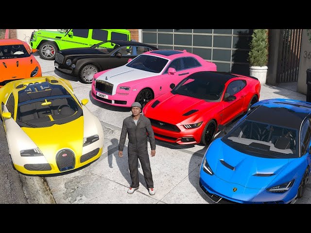 Franklin V/S Michael car collection challenge.|ARY_GAMERX|#GTA5#OP#CARS#TG#ARY#VIRAL#COOLCARS