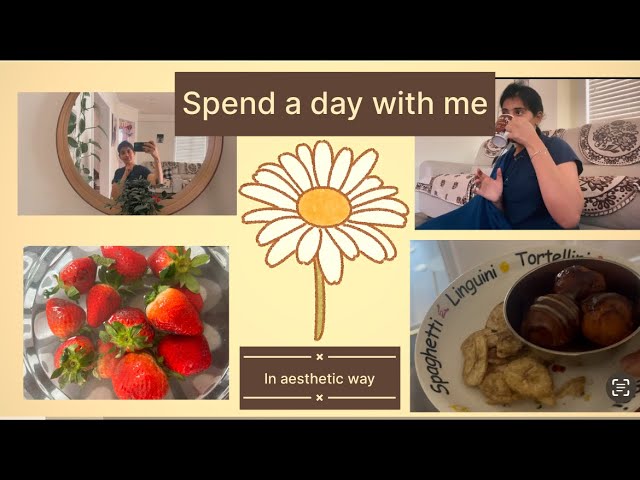 Spend aesthetic day with me 🌻|| calming and relaxing video