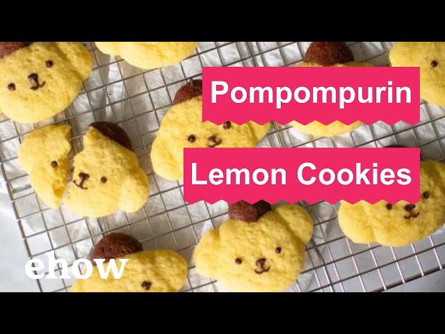 Put on Your Beret and Dig Into Pompompurin Lemon Cookies