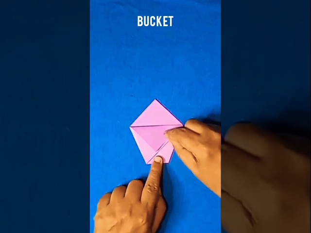 Origami# bucket# easy# paper work# diy