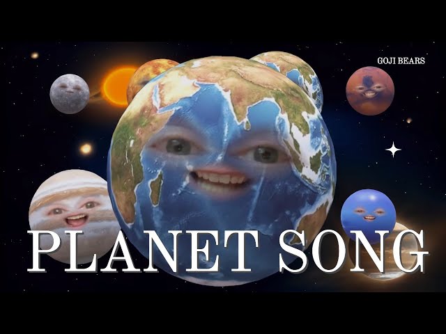 Fun Learning with Goji Bears: 'The Planet Song' - Teach Kids about Solar System | Education Music