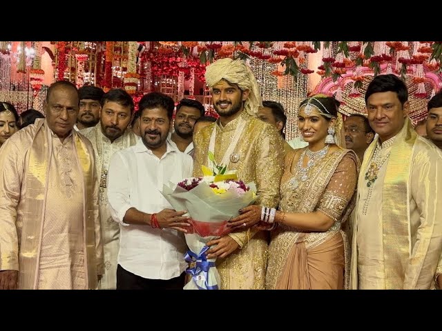 CM Revanth Reddy visited Malla reddy grand daughter wedding marri rajashekhar reddy Daughter wedding