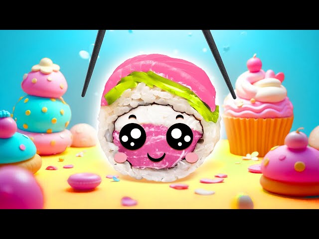 Play Cooking: Candy Sushi and Giant Surprise Egg 🍧🍬✨ Cute & Fan!