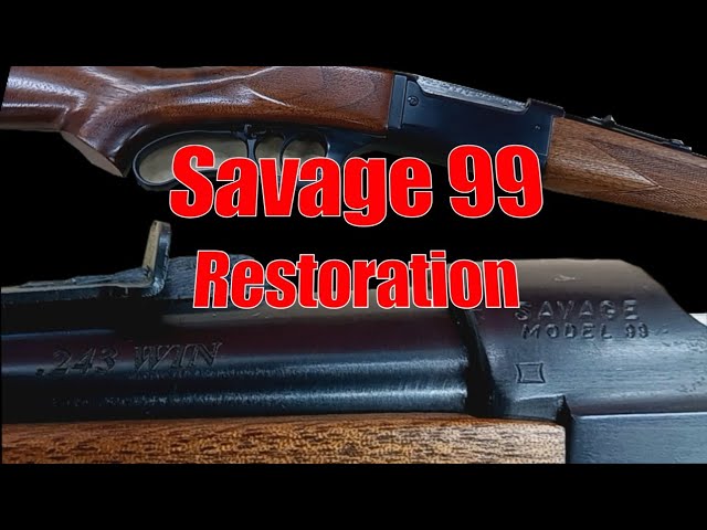 A Savage 99 Restoration | Classic Old School Lever Action | 243 Winchester Deer Slayer