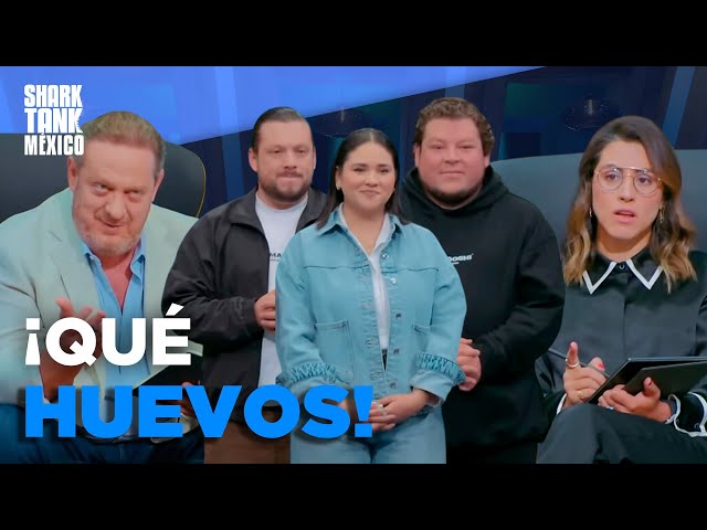 Los tiburones babean con estos sandwiches de huevo | Temporada 9 | Shark Tank México