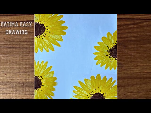 Easy Flower Painting Step by Step || Learn How to paint || Easy drawing for beginners.