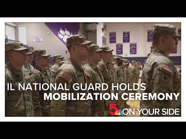 'You've already answered the most sacred call:' Illinois National Guard holds mobilization ceremony