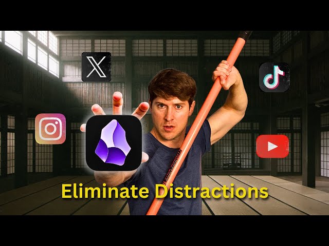 How to Eliminate Distractions in Obsidian