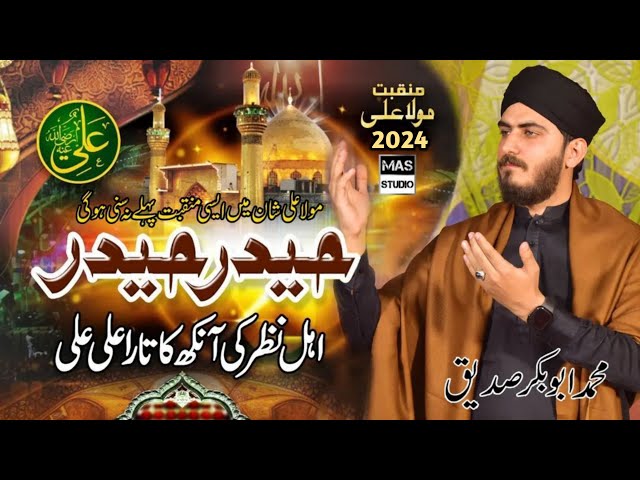 Ehle Nazar Ki Aankh Ka Tara Ali Ali | Haider Haider | Dil Ka Sahara Ali Ali | Manqabat Mola Ali 2024